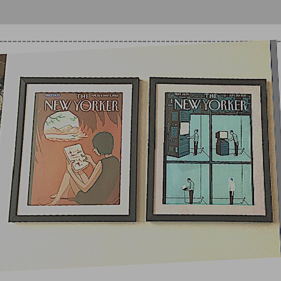Lot 2 C. NiemannNew Yorker framed magazines: 